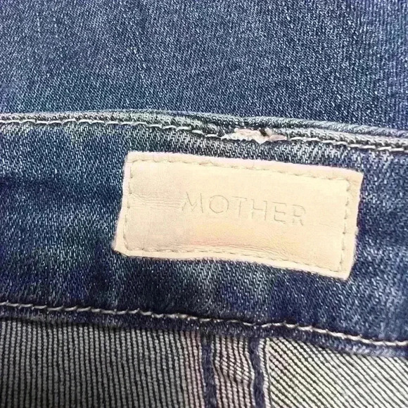 Mother high waisted looker ankle fray get your groove back Size 24 - Picture 7 of 11